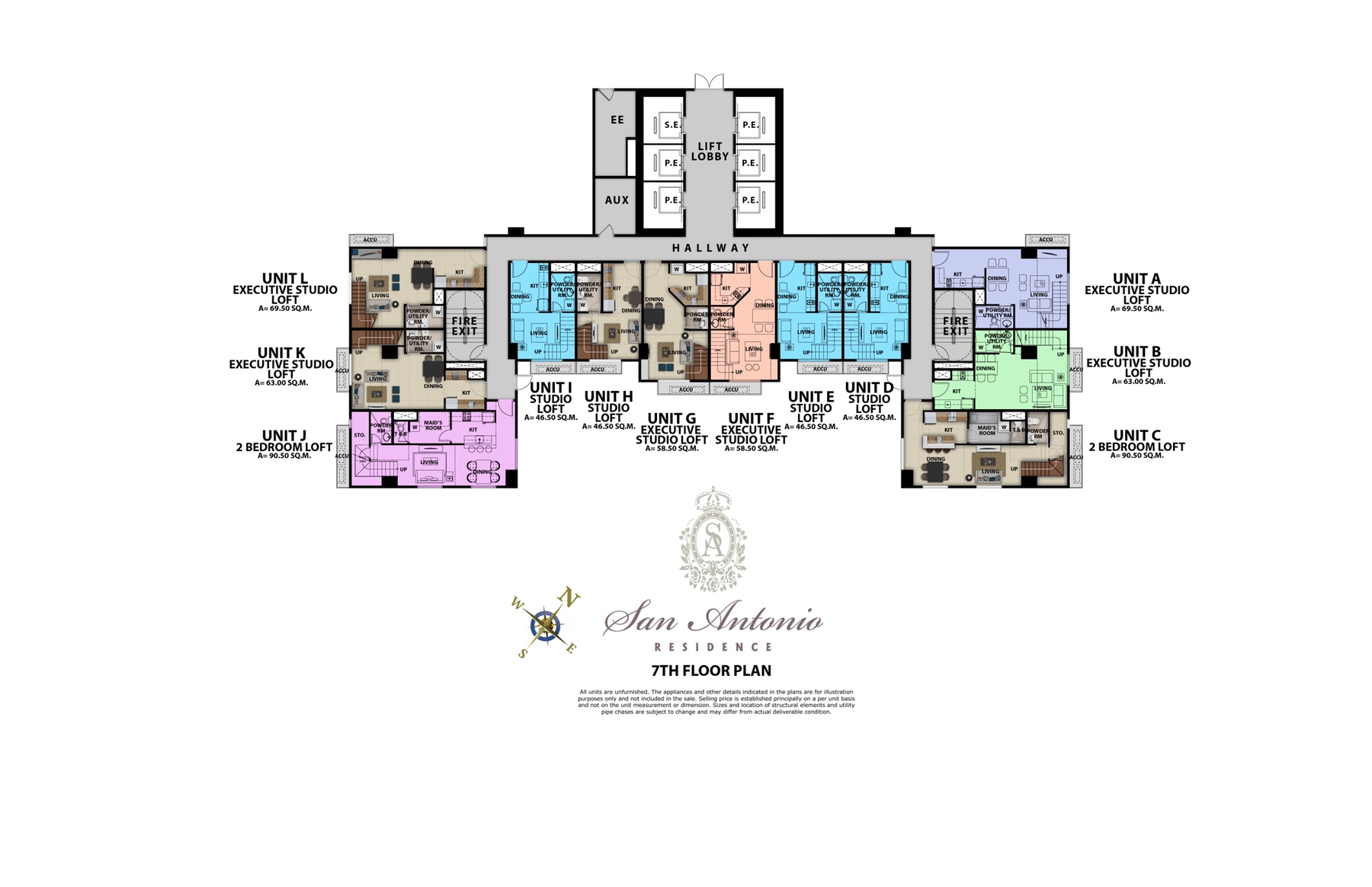 7th Floor Ground Plan